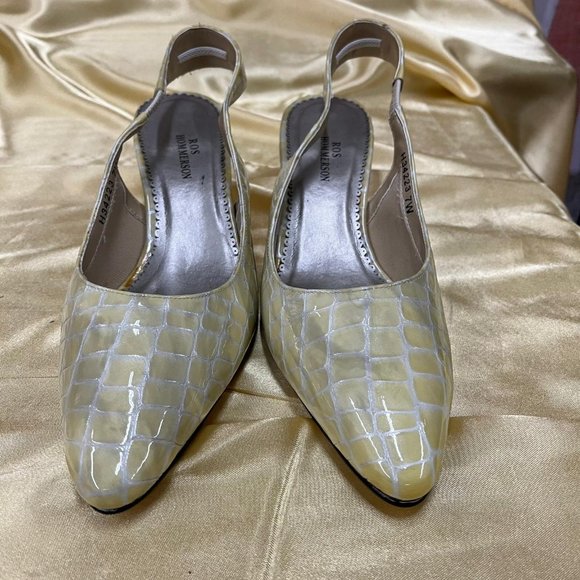 NWB Ros R Hommerson Posh Wheat Sioux Heels 7 W - Picture 2 of 5